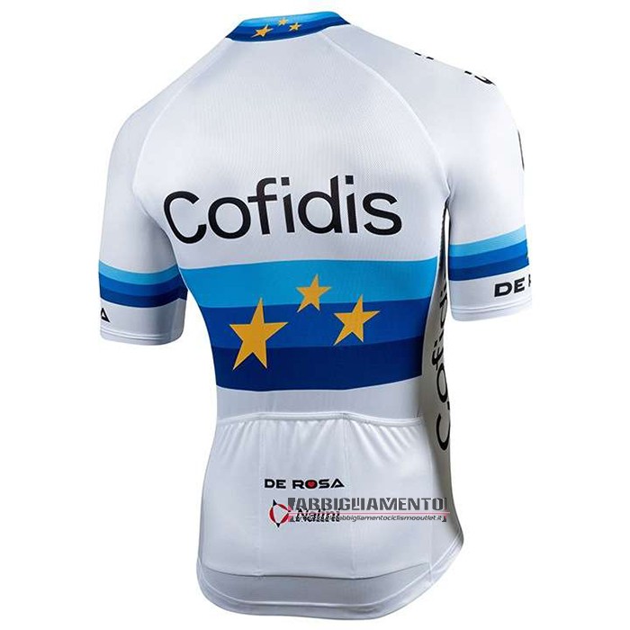 Abbigliamento Cofidis Campione Europa 2020 Manica Corta e Pantaloncino Con Bretelle - Clicca l'immagine per chiudere